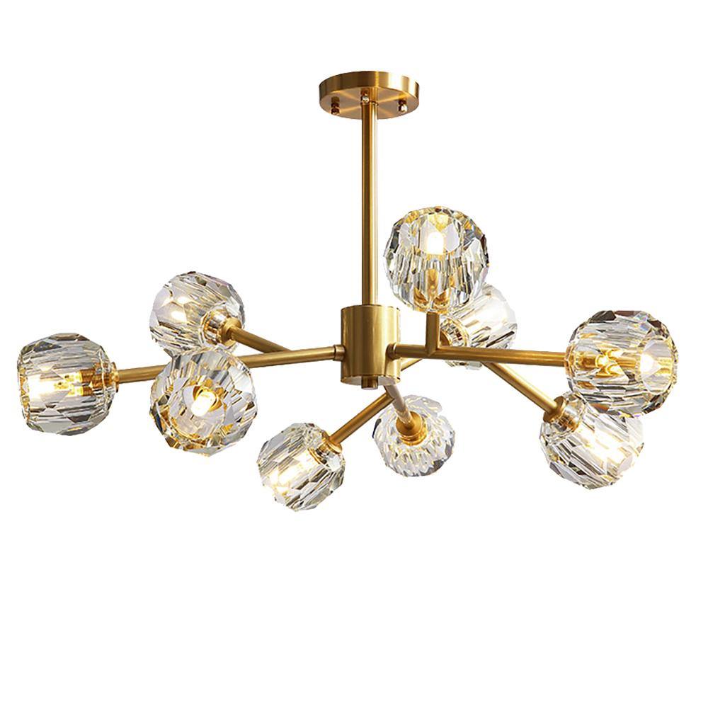 Modern Gold Sputnik Crystal Chandelier — ANTOINE LIGHT